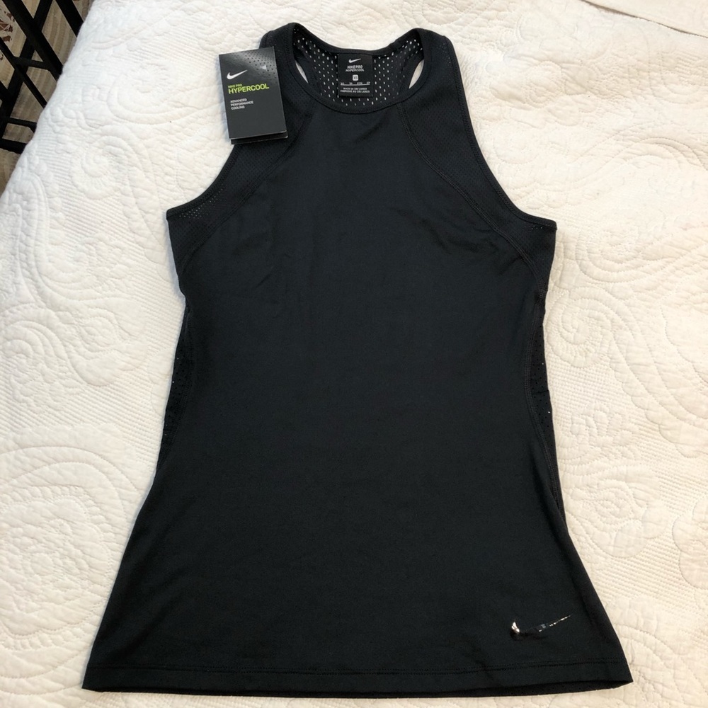Nike Pro Hypercool Black Mesh Tank Top - XS